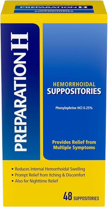 Preparation H - Suppositories