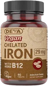 Deva Nutrition - Vegan Chelated Iron