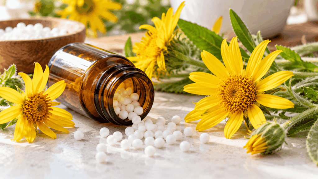 Arnica Tablets and Arnica montana