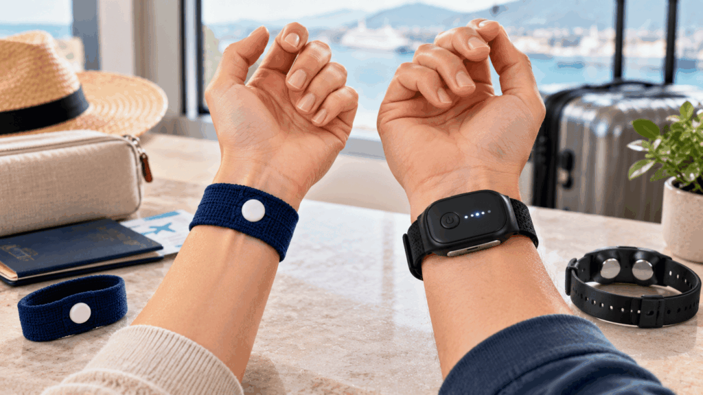 Comparison Between an Acupressure Wristband and an Electronic Anti-Nausea Wristband