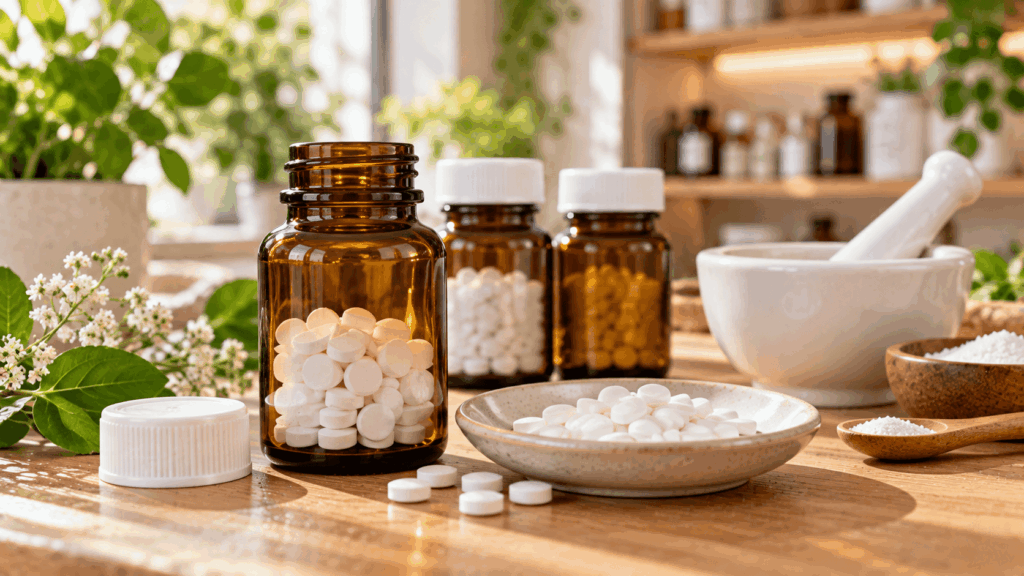 Kali Phos 6X, a tissue salt used in homeopathy