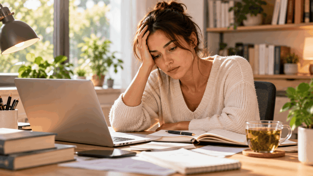 Mental fatigue and difficulty concentrating traditionally associated with Kali Phos