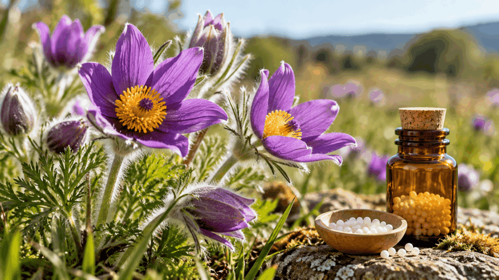 The Pulsatilla Flower and Its Use in Homeopathy